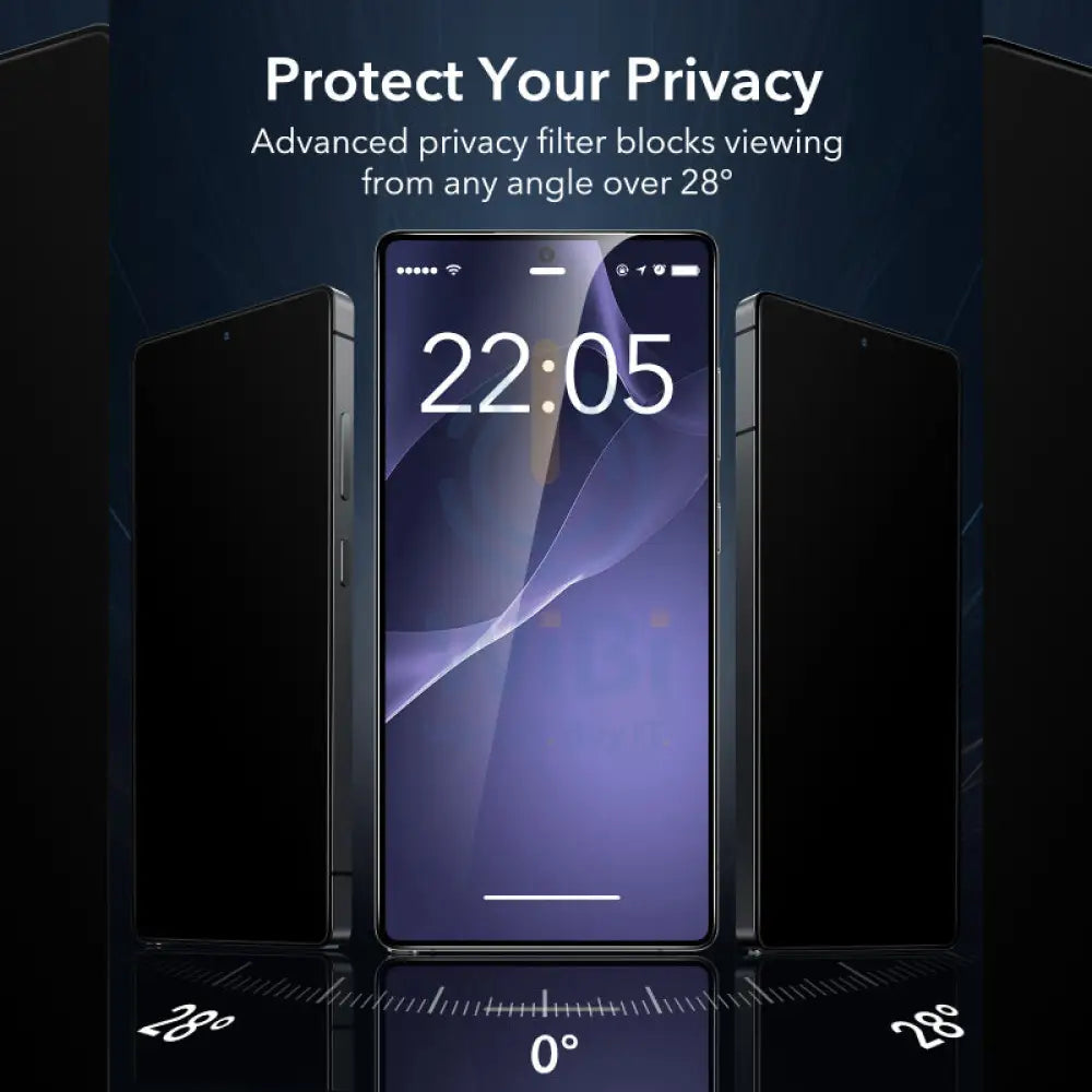ESR Tempered Glass - Samsung Galaxy S25 Ultra / Privacy Accessories > Mobiles & Tablets > Mobiles > Screen Protectors