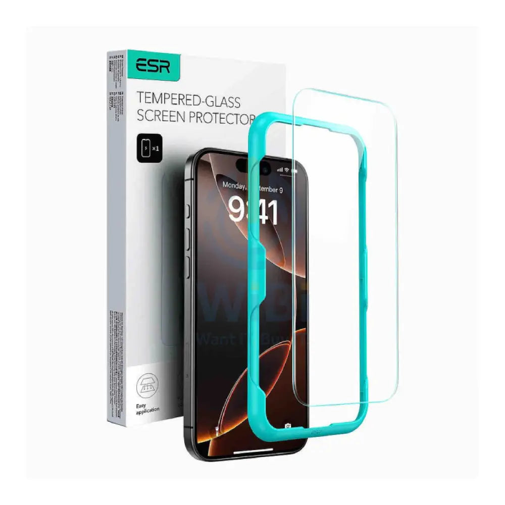 ESR Tempered-Glass Screen Protector - Apple iPhone 16 Pro / Clear Accessories > Mobiles & Tablets > Mobiles > Screen
