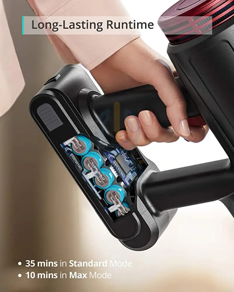 Eufy Homevac S11 Lite 215 Watts Dry Vacuum Cleaner (0.65 Litres T2503) - Red Accessories > Smart Devices