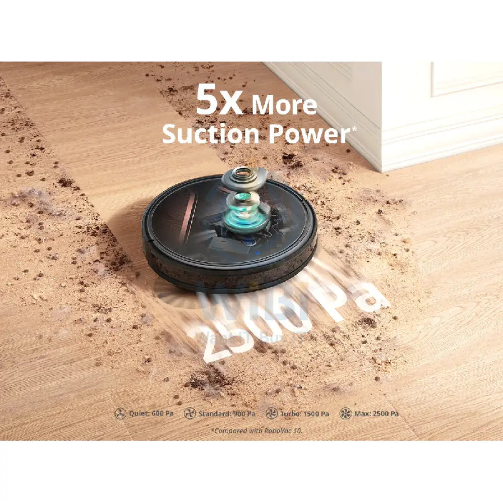 Eufy T2258K11 RoboVac G20 Hybrid 2-in-1 Vacuum and Mop Robotic Vacuum Cleaner - 2500Pa / Wi-Fi / 2600mAh Li-ion Battery