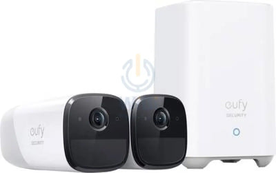 EufyCam 2 Pro 2K (2 + 1) Kit - Gray + White Cameras > Security Cameras