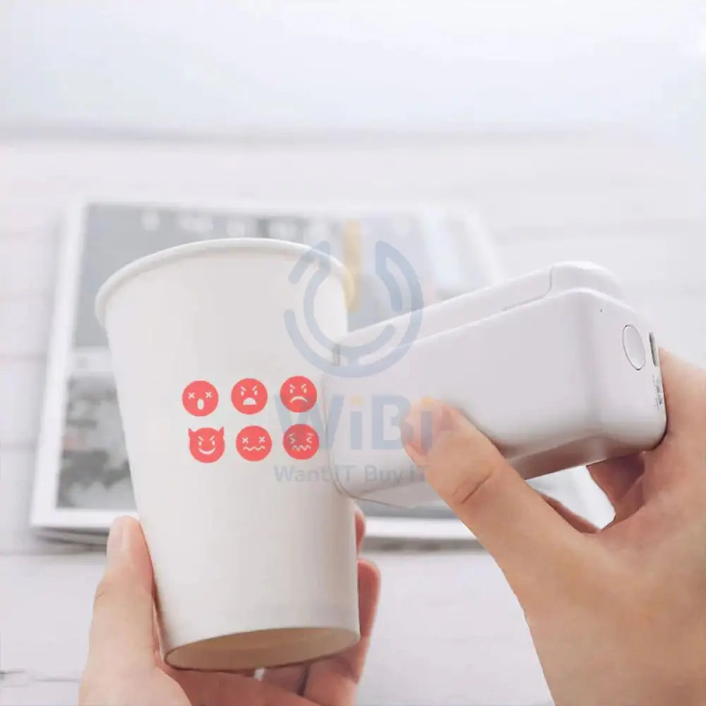 طابعات إيفبوت PrintPods المحمولة باليد للأسطح الماصة - أبيض الطابعات والماسحات الضوئية > طابعات