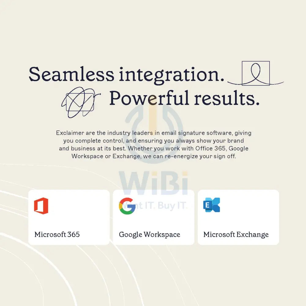 Exclaimer Pro Email Signature Management Software Solutions > Office Suites