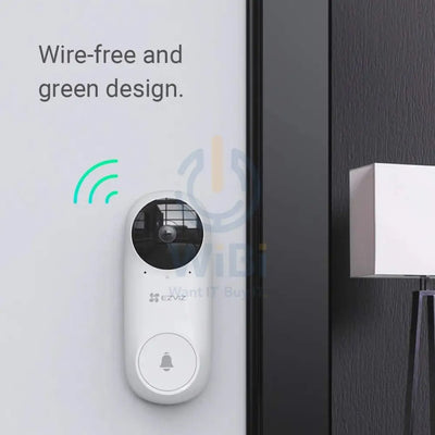 EZVIZ DB2C Kit Wi-Fi Doorbell With Chime - H.265 / White