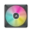 CORSAIR iCUE ML140 RGB ELITE Premium PWM Magnetic Levitation Fan Dual Fan Kit With iCUE Lighting Node Core - 140mm / Black