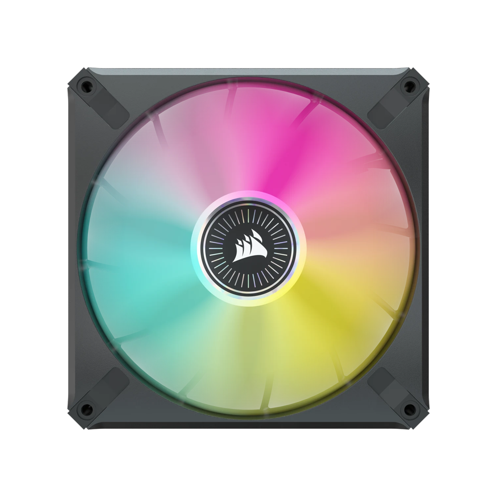 CORSAIR iCUE ML140 RGB ELITE Premium PWM Magnetic Levitation Fan Single Pack - 140mm / Black