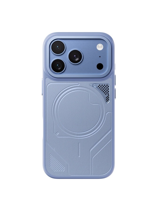 Levelo OPAL MagSafe Hybrid Armor Case For Apple iPhone 18 Pro - Light Blue