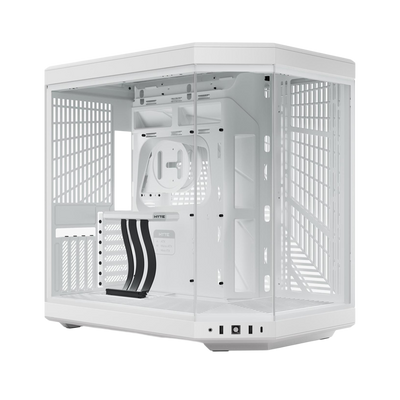 HYTE Y70 Modern Aesthetic Mid Tower Case - Snow White