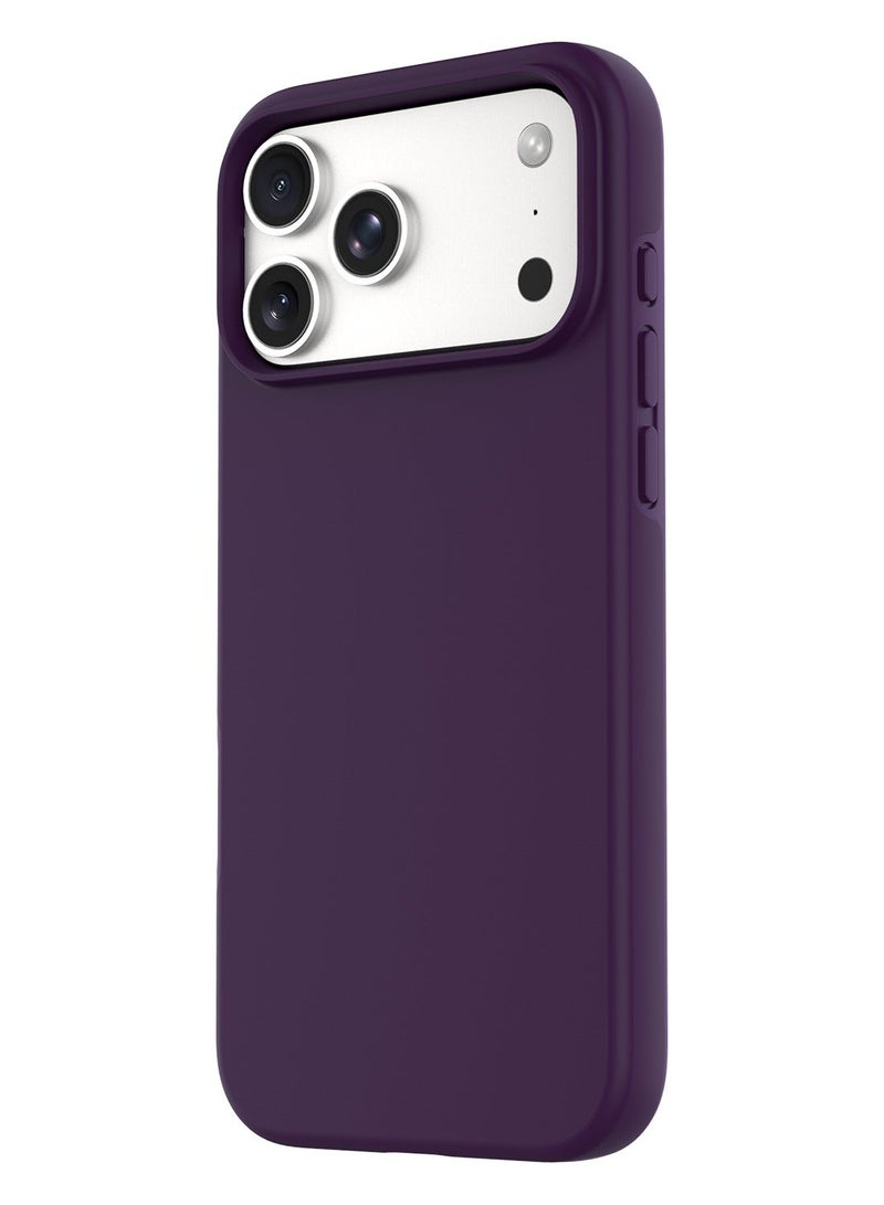 Levelo Dale MagSafe TPU+PC Solid Case For Apple iPhone 18 Pro - Burgundy