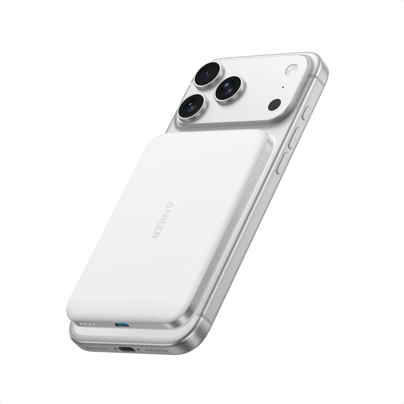 Anker MagGo Slim Nano Power Bank - 5,000mAh / USB-C / White