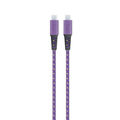 GOUI FLEX Fashion Cable - 1.5 Meter / 60W / USB-C / Purple