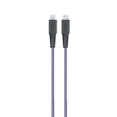 GOUI Flex Fashion Cable - USB-C / Lightning / 1.5 Meter / Jeans