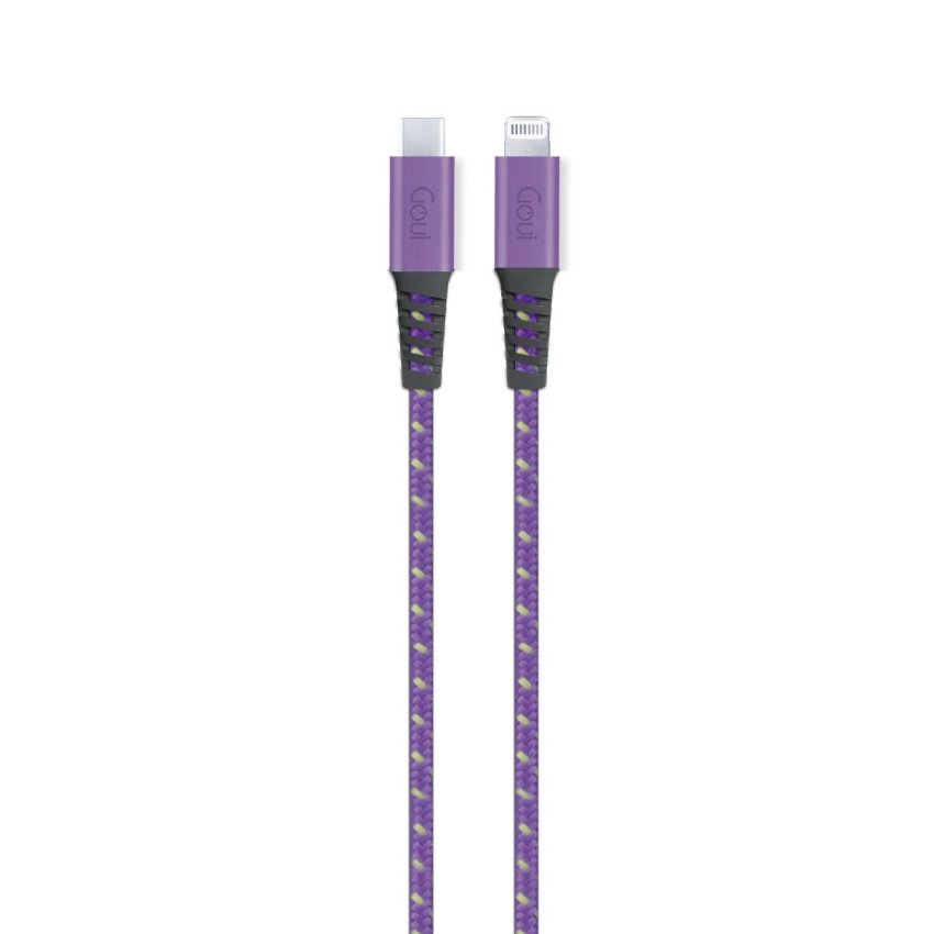 GOUI Flex Fashion Cable - USB-C / Lightning / 1.5 Meter / Purple