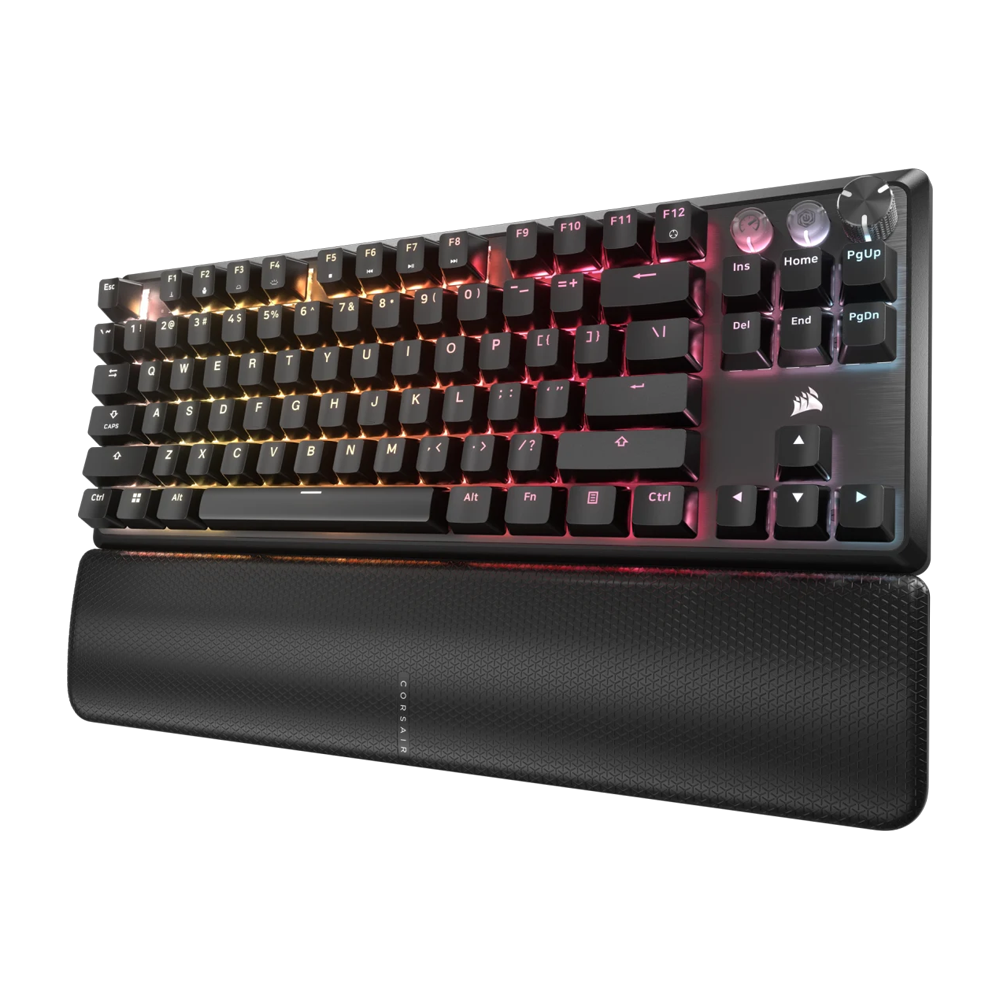 CORSAIR K70 PRO TKL RGB With Rapid Trigger Wired Gaming Keyboard  - Black