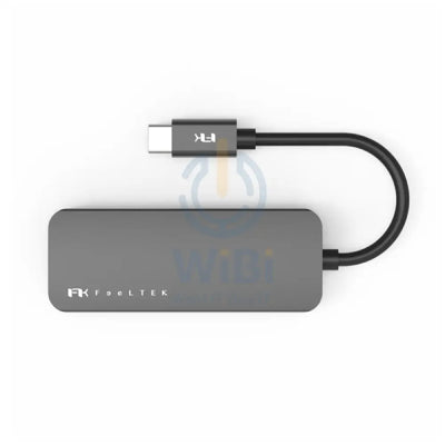 FeelTek 4-in-1 Portable USB-C Hub - Grey Accessories > USB Hub