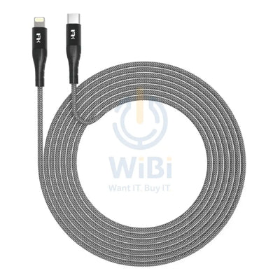 Feeltek Air Lightning to USB-C Cable 180cm (Braid + Metallic) - Black Accessories > Cables & Converters > Cables