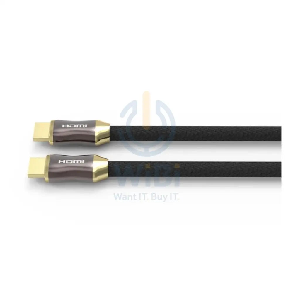 Feeltek Air UHD 8K HDMI Cable 2M (Braid + Metallic) - Black Accessories > Cables & Converters > Cables