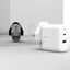 Feeltek Fast Charging Dual Pack - Elec PD UK Charger 30W + USB-C to Lightning Cable 180 cm / White Accessories > Power