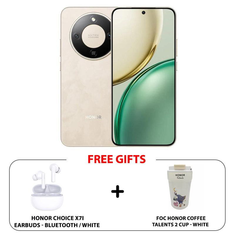 هونر - 12 جيجابايت  256 جيجابايت  6.79 بوصة AMOLED / 5جي  Sunrise ذهبي  هاتف