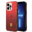 Ferrari iPhone 14 Pro Gradient PC/TPU Case with Allover Scuderia & Dyed Bumper - Red Accessories > Mobiles & Tablets >