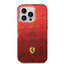 Ferrari iPhone 14 Pro Gradient PC/TPU Case with Allover Scuderia & Dyed Bumper - Red Accessories > Mobiles & Tablets >