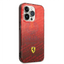 Ferrari iPhone 14 Pro Gradient PC/TPU Case with Allover Scuderia & Dyed Bumper - Red Accessories > Mobiles & Tablets >