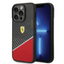 Ferrari iPhone 14 Pro Max Bimaterial Carbon Case & Polycarbonate & Silver Stripe - Red Accessories > Mobiles & Tablets