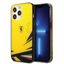 Ferrari iPhone 14 Pro Max PC/TPU Case with Double Layer Print - Yellow Accessories > Mobiles & Tablets > Mobiles