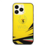 Ferrari iPhone 14 Pro Max PC/TPU Case with Double Layer Print - Yellow Accessories > Mobiles & Tablets > Mobiles