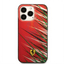 Ferrari iPhone 14 Pro PC/TPU Case with Double Layer Grass Print - Red Accessories > Mobiles & Tablets > Mobiles