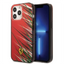 Ferrari iPhone 14 Pro PC/TPU Case with Double Layer Grass Print - Red Accessories > Mobiles & Tablets > Mobiles