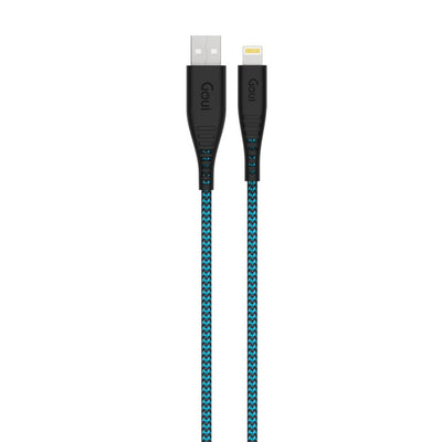 GOUI FLEX 8 PIN USB Cable - USB-A / Lightning / 1.5 Meter / Light Blue