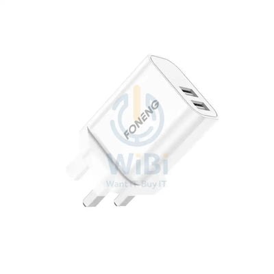 Foneng UK25 Lightning Dual USB Charger Kit Fast 2.4A Accessories > Power Adapters