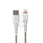 Foneng X15 Braid Lightning Data Cable Fast 2.4A - 1.2 Meter / White Accessories > Cables & Converters > Cables