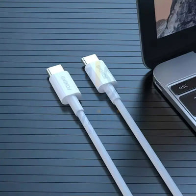 Foneng X55 Type-C To C 60W Data Cable 2M - White Accessories > Cables & Converters > Cables
