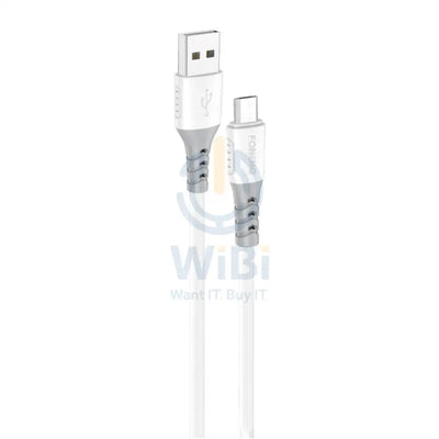 Foneng X66 Qc 1M Fast 3A Data Cable Micro - White Accessories > Cables & Converters > Cables