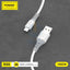 Foneng X66 Qc 1M Fast 3A Type-C Data Cable - White Accessories > Cables & Converters > Cables