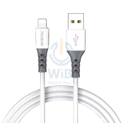 Foneng X66 Qc 2M Fast 3A Lightning Data Cable - White Accessories > Cables & Converters > Cables