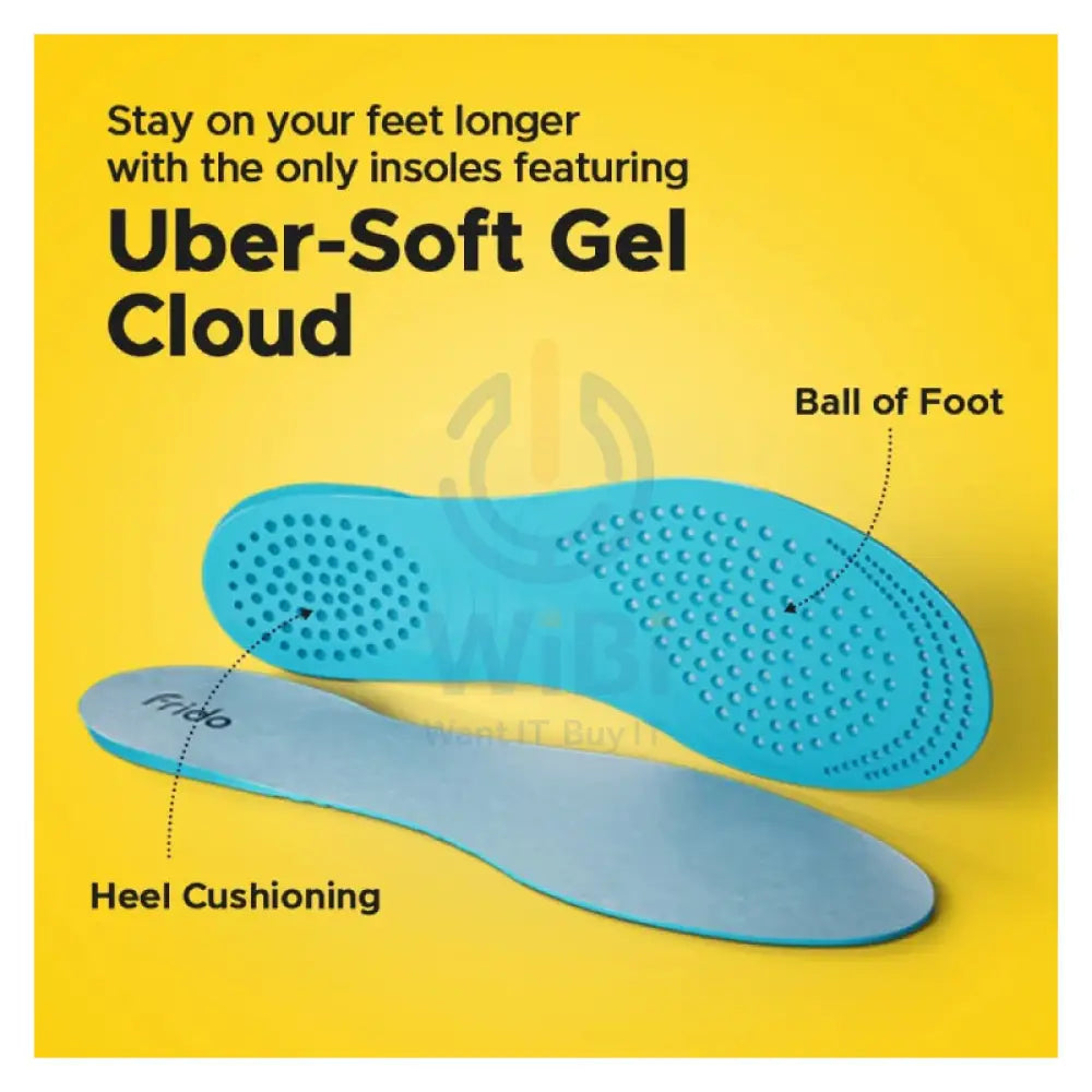 Frido FR-GCIN-L Gel Cloud Insoles - Large Outdoor & Travel > Insoles