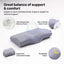 Frido FR-UCCP-PB Ultimate Neck Contour Cervical Pillow - Blue Outdoor & Travel > Pillows