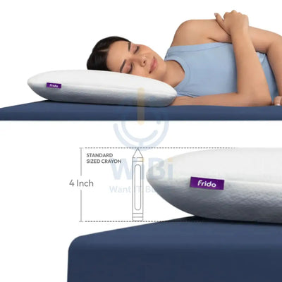 Frido FR-UNFP-M Ultimate Deep Sleep Pillow - 4-Inch / White Outdoor & Travel > Pillows