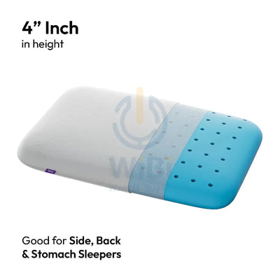 Frido FR-UNFP-M Ultimate Deep Sleep Pillow - 4-Inch / White Outdoor & Travel > Pillows