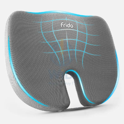 Frido FR-UTPR-G Ultimate Tailbone Pain Relief Seat Cushion - Grey Outdoor & Travel > Pillows