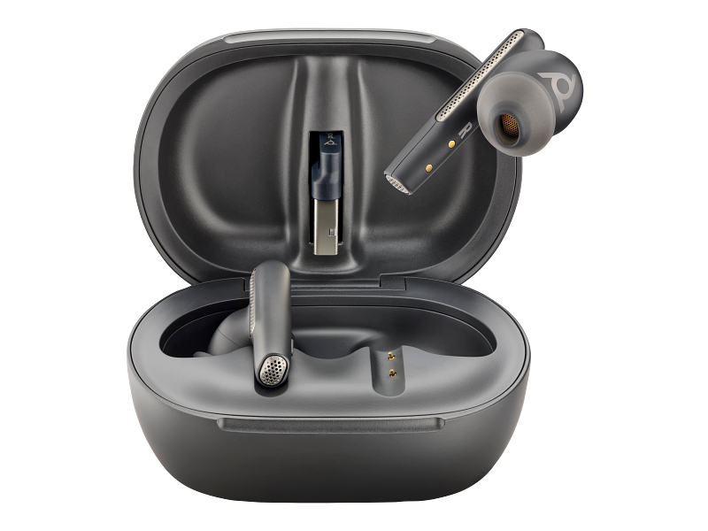 HP HP Poly Voyager Free 60+ UC Earbuds - BT700 USB-A Adapter / Touchscreen Charge Case