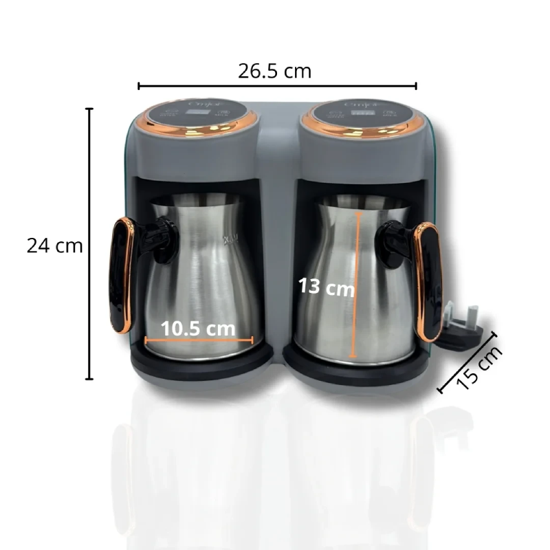 Emjoi Smart Digital Dual Coffee Maker - 300ml / 1200W