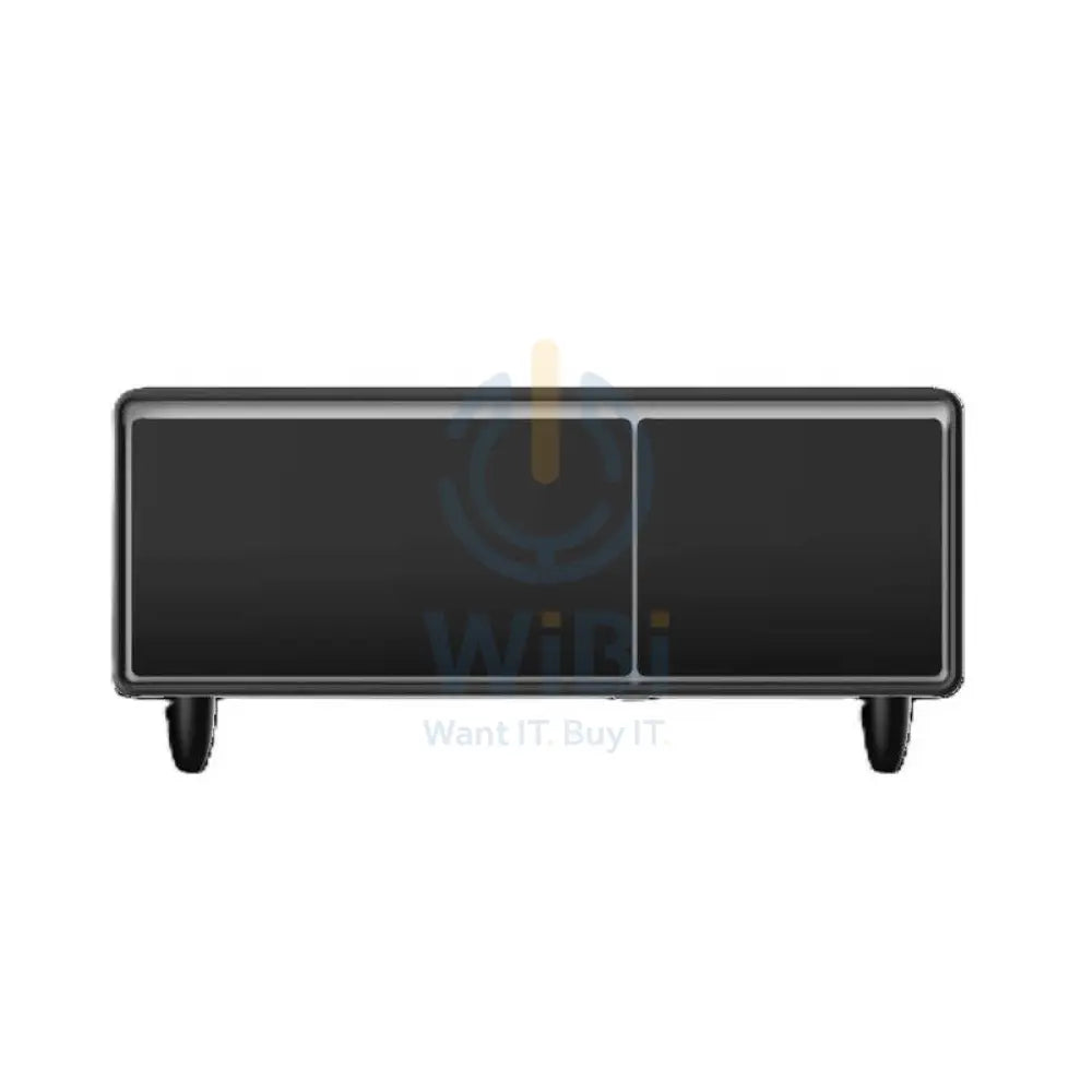 Gamax Elegant Smart Coffee Table with 90L Refrigerator - 2x USB / Black Accessories > Smart Devices