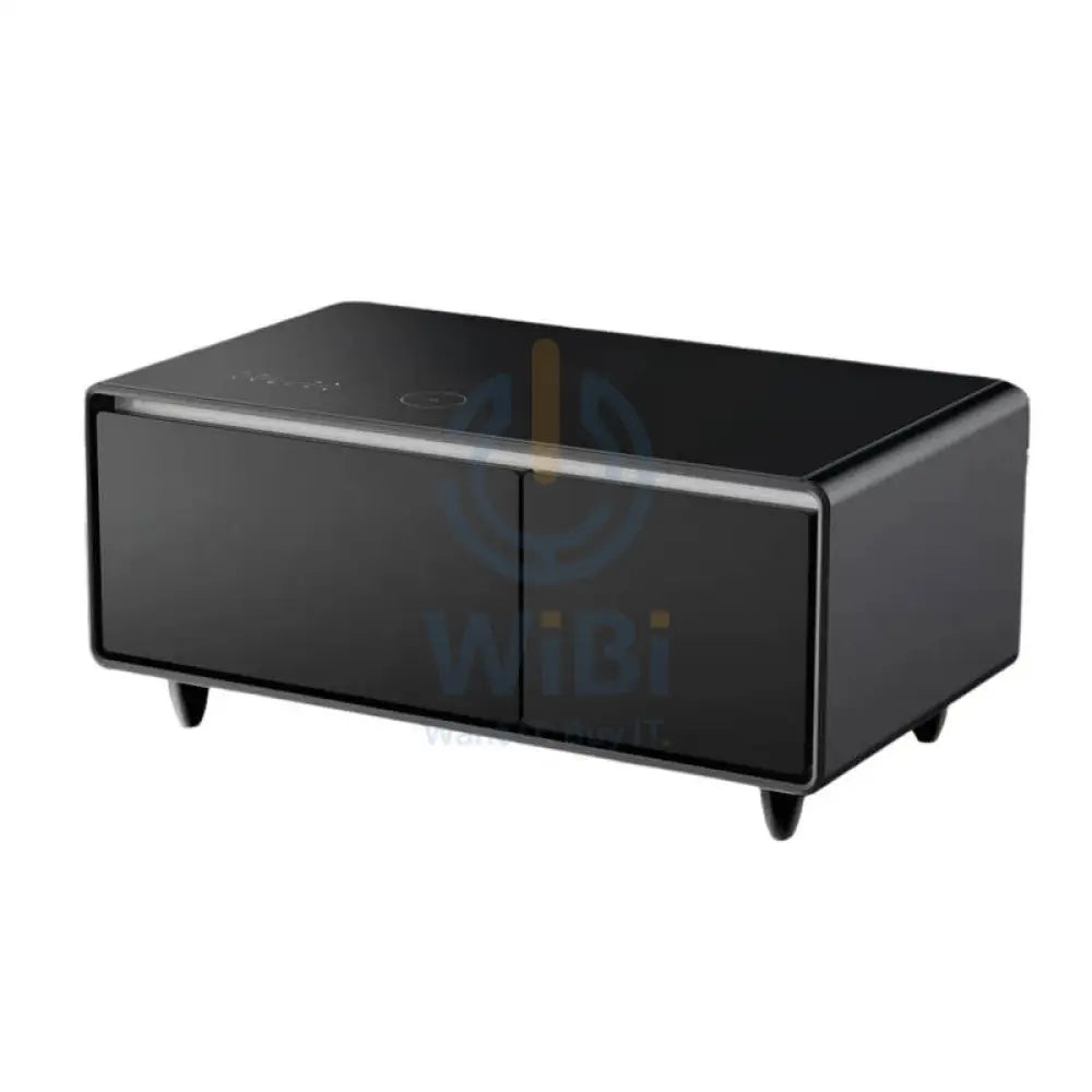 Gamax Elegant Smart Coffee Table with 90L Refrigerator - 2x USB / Black Accessories > Smart Devices