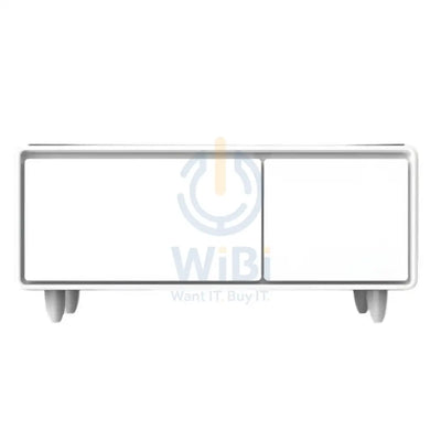Gamax Elegant Smart Coffee Table with 90L Refrigerator - 2x USB / White Accessories > Smart Devices
