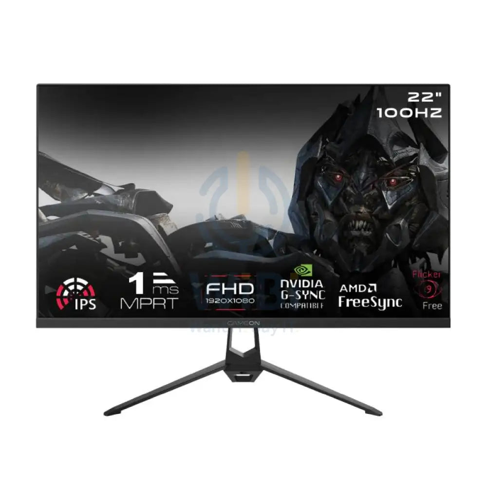 GameOn Gaming Monitor - 22’’ FHD / 1ms / 100Hz / HDMI 2.1 / VGA / DislayPort - Monitor Monitors & Projectors > Monitors