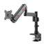 GameOn GO-2083 Pole-Mounted Aluminum Heavy-Duty Spring-Assisted Single Monitor Arm - Black Accessories > Other Gaming